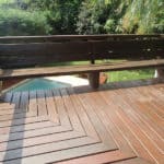 Deck com banco Deck com banco